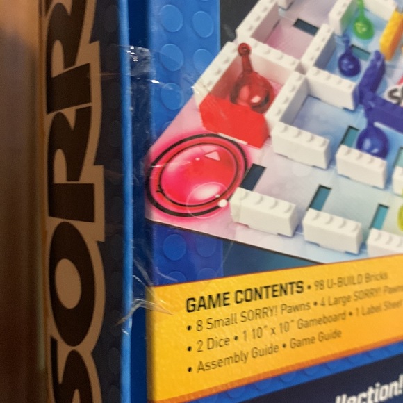 ♟HASBRO - SORRY U-BUILD- BOARD GAME ♟ NEW! - Picture 3 of 7